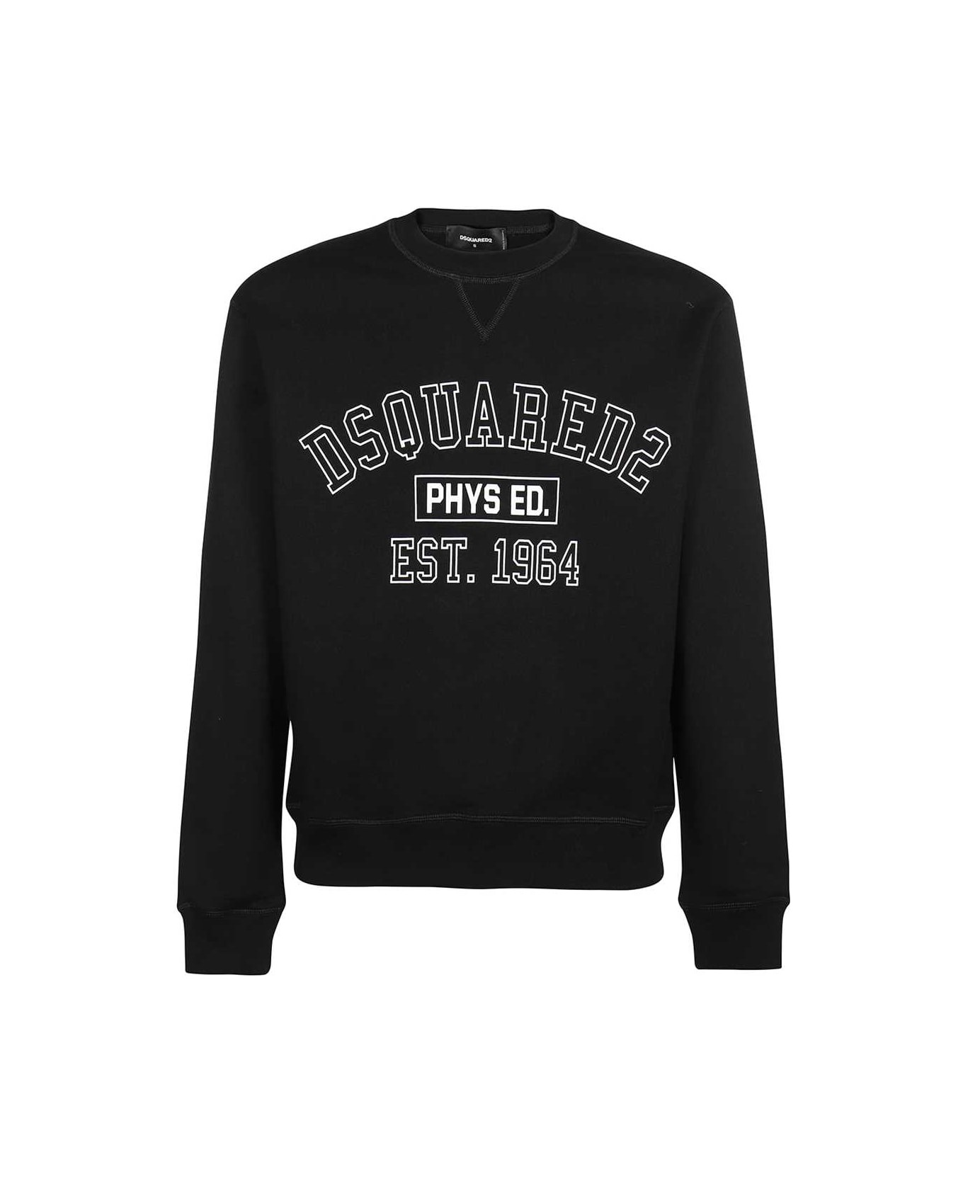 Logo Detail Cotton Sweatshirt - 1