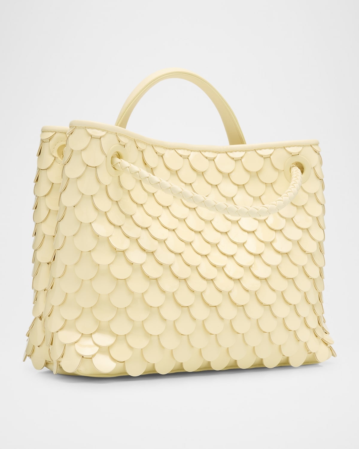 Andiamo Small Fish Scale Top-Handle Bag - 3