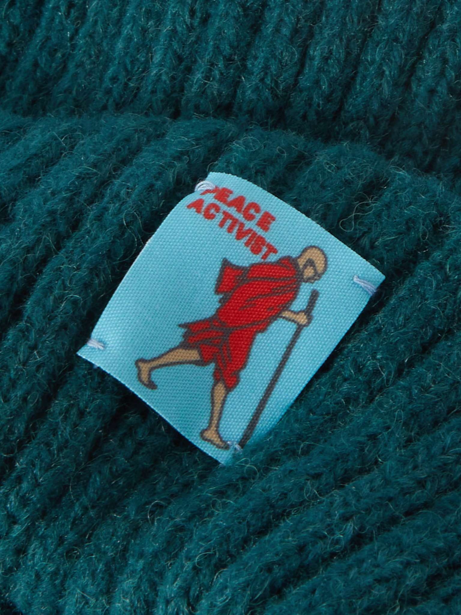 5G Logo-Appliquéd Ribbed-Knit Beanie - 3