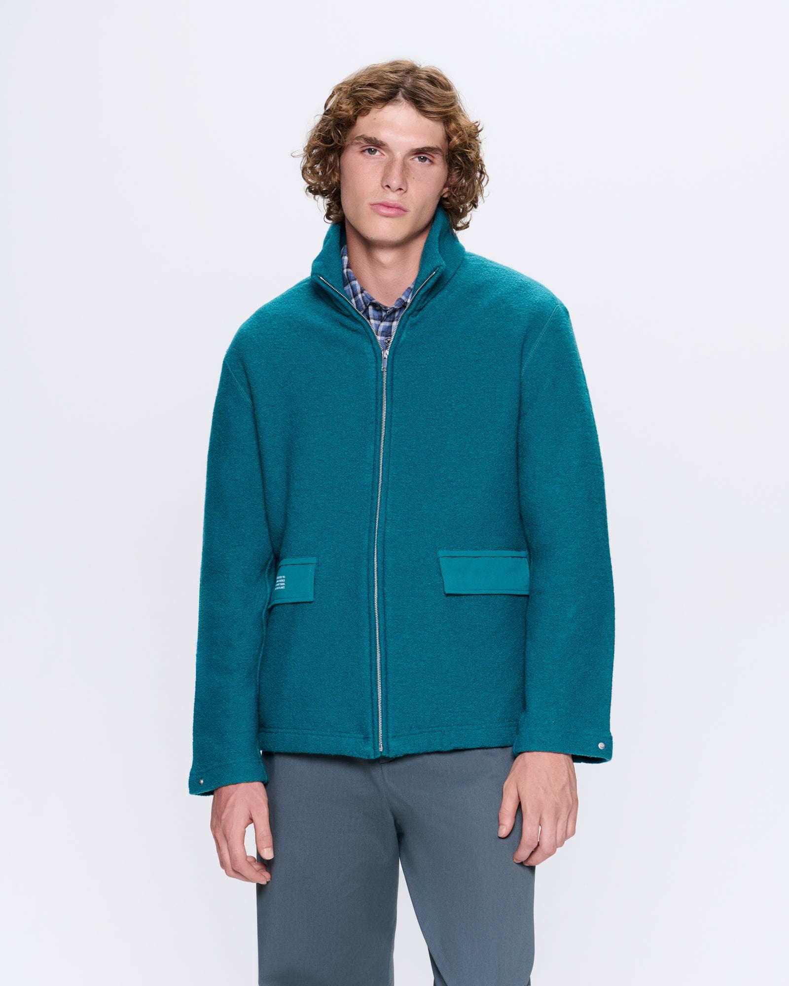 Men's DNA Utility Wool Jacket - Scarab Teal - 3