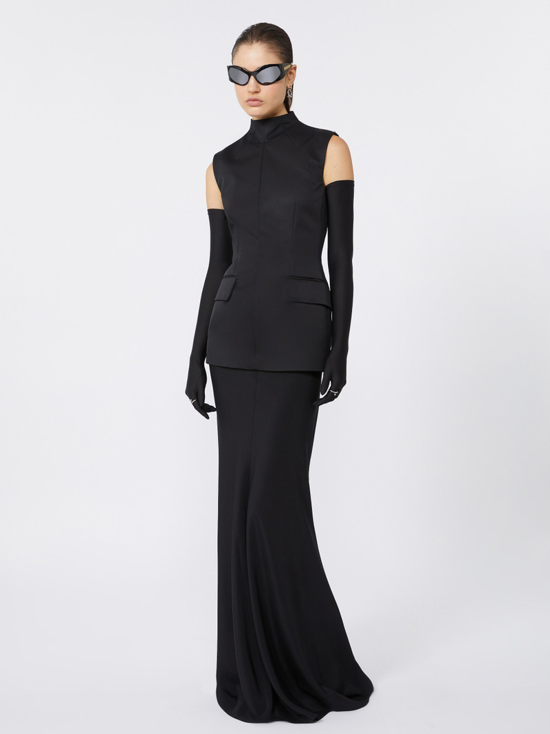 Sportmax CILENO01 Long bi-material dress - KLEPSYDRA CAPSULE outlook