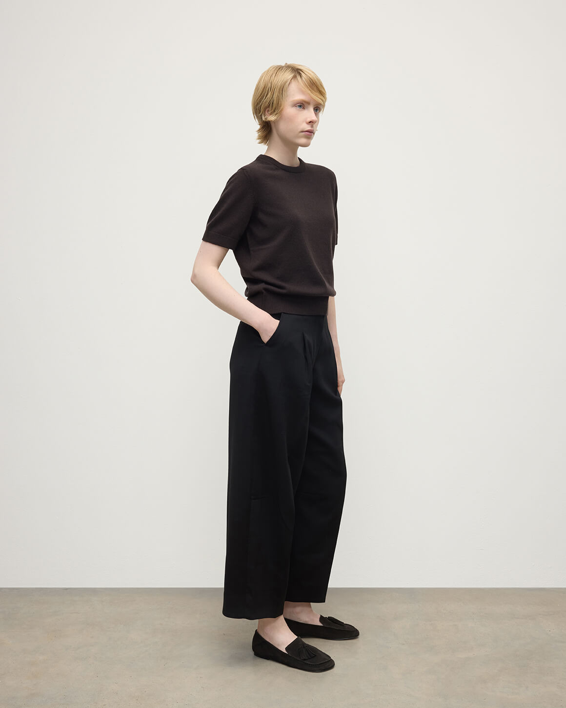 Classic Cashmere Brown T-shirt - 3