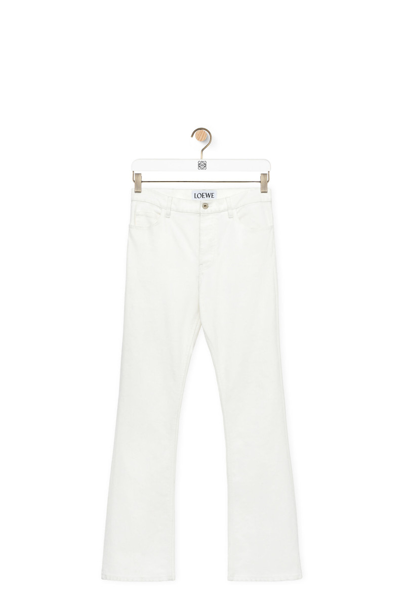 Bootleg jeans in denim 1