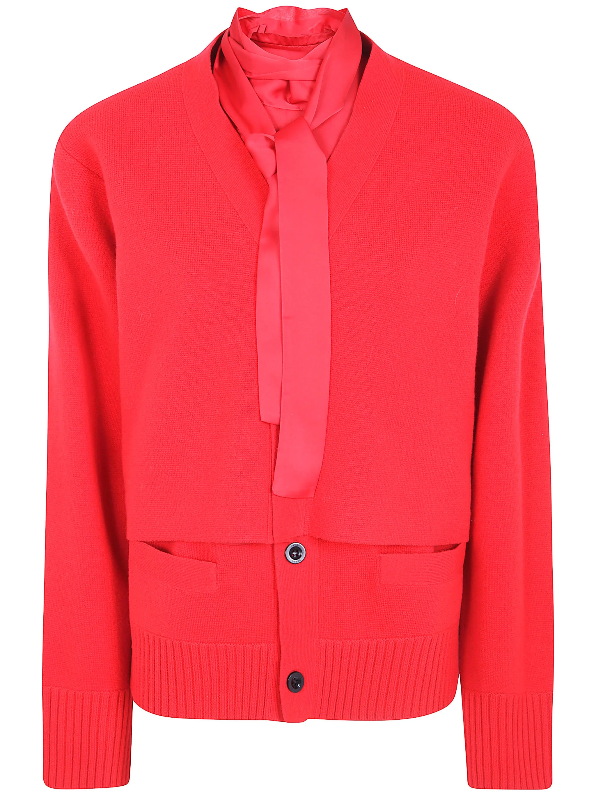 Sweater Wool Knit Cardigan - 1