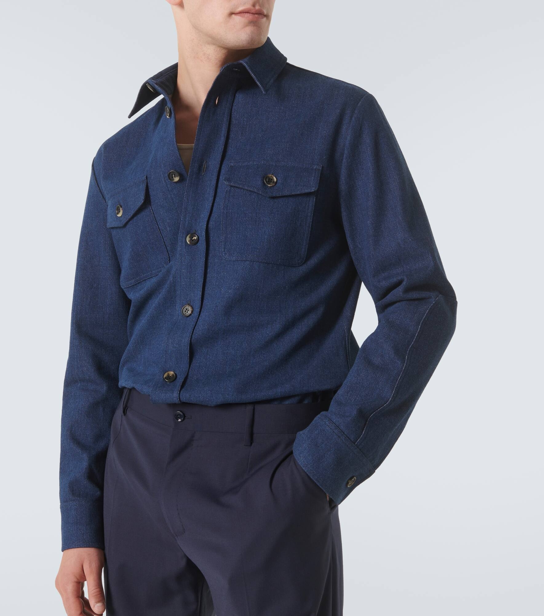 Everly denim overshirt - 5