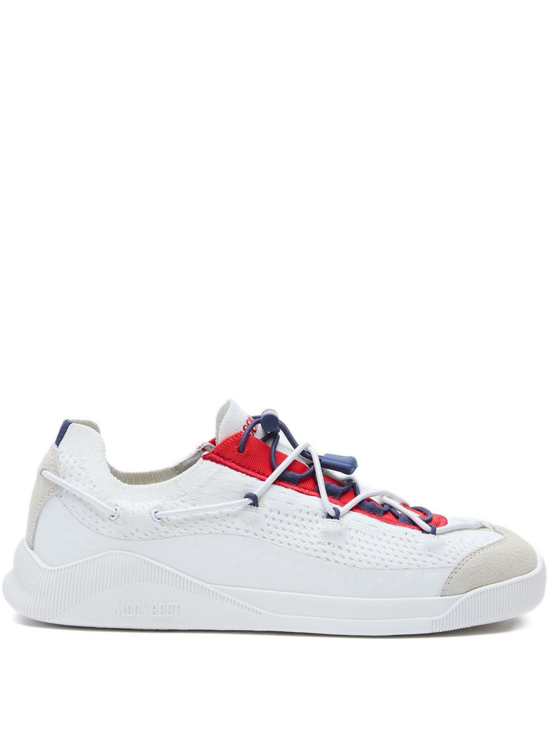 Moonlight knitted lace-up low-top sneakers 1