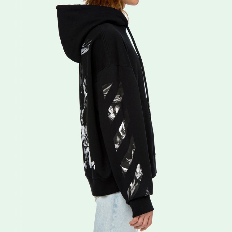 Men's Off-White Caravaggio Back Printing Black OMBB037S20E300051088 - 4
