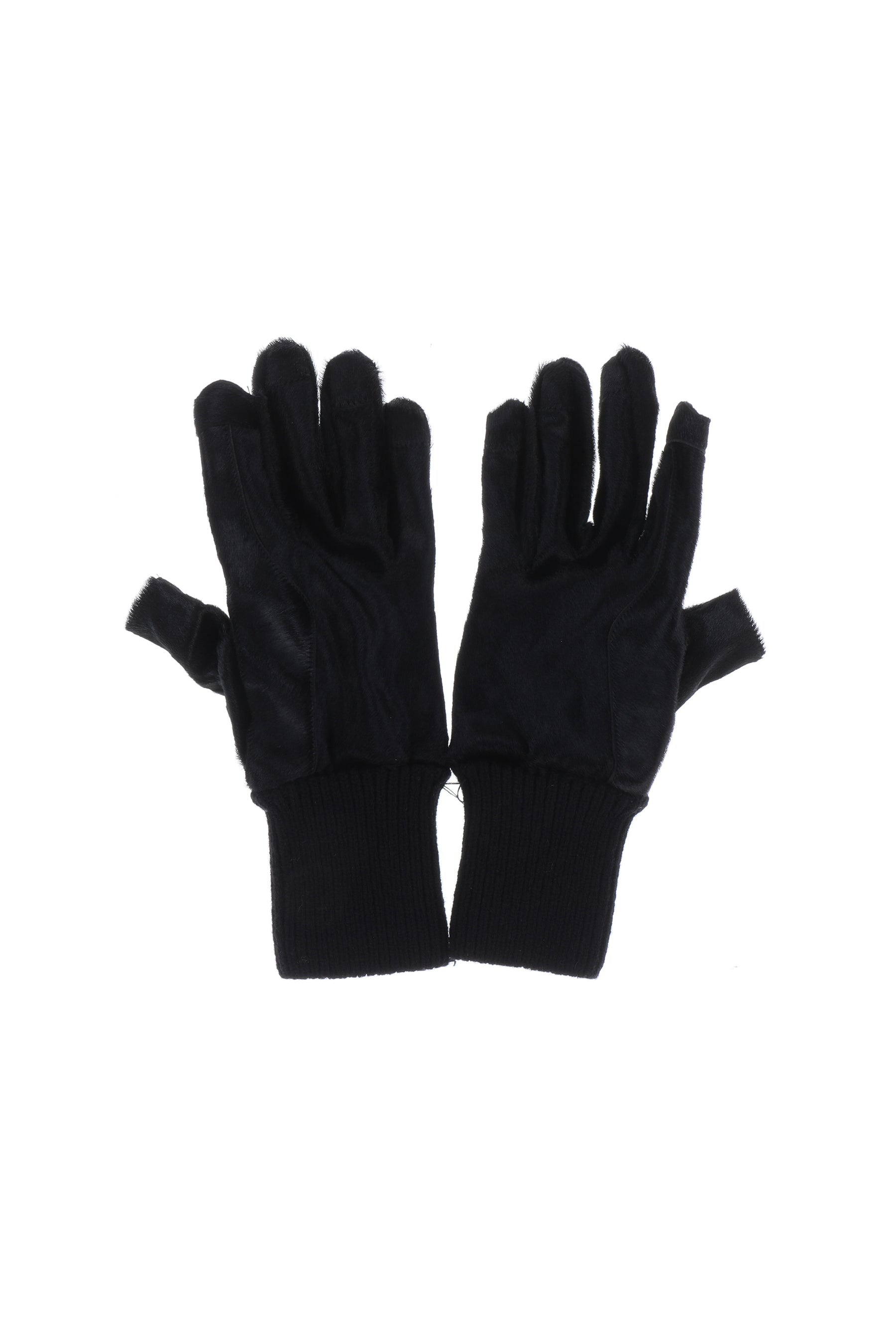 RIBCUFF GLOVES / BLK - 2
