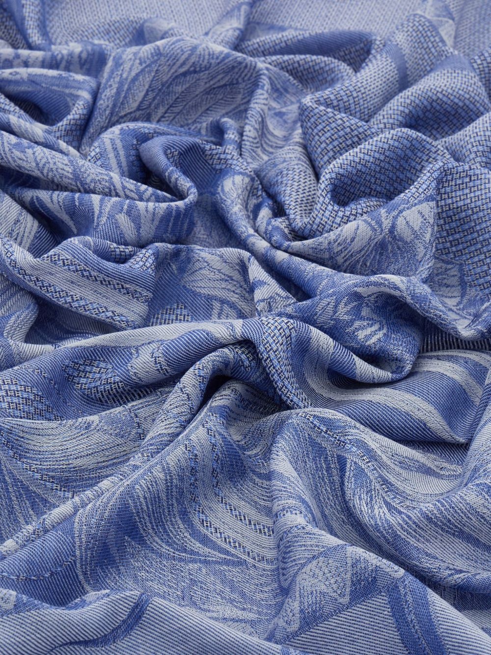 floral-jacquard scarf - 3