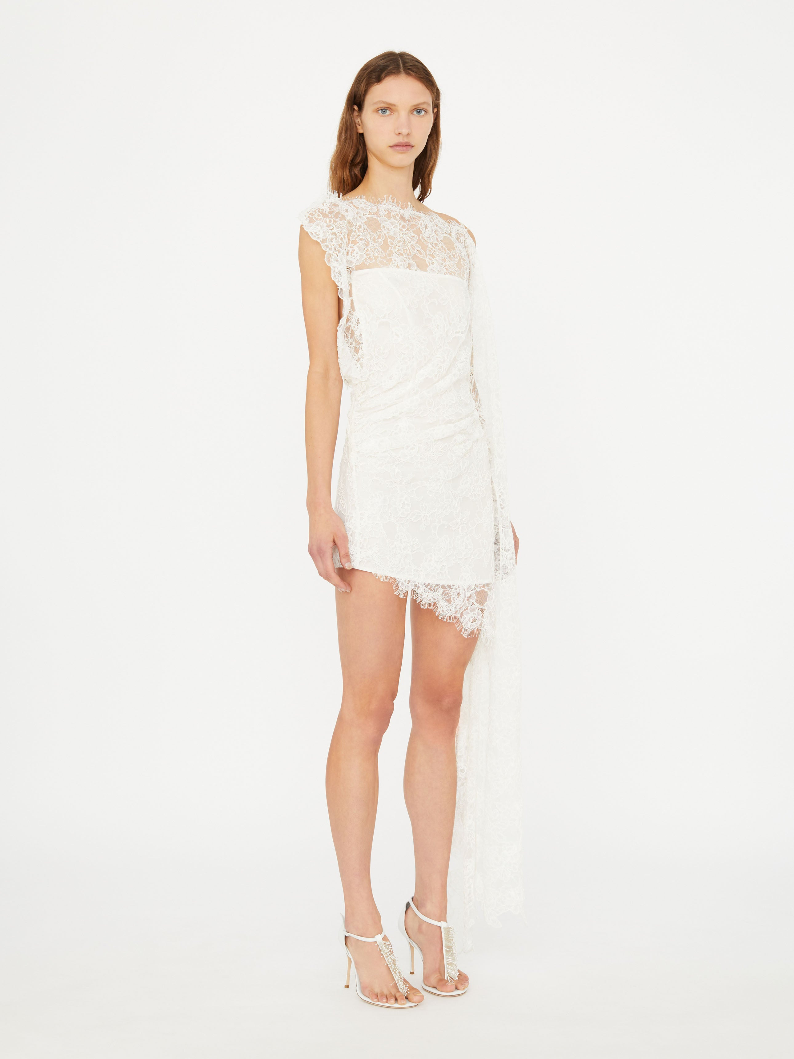 Floating Lace Mini Dress - 2