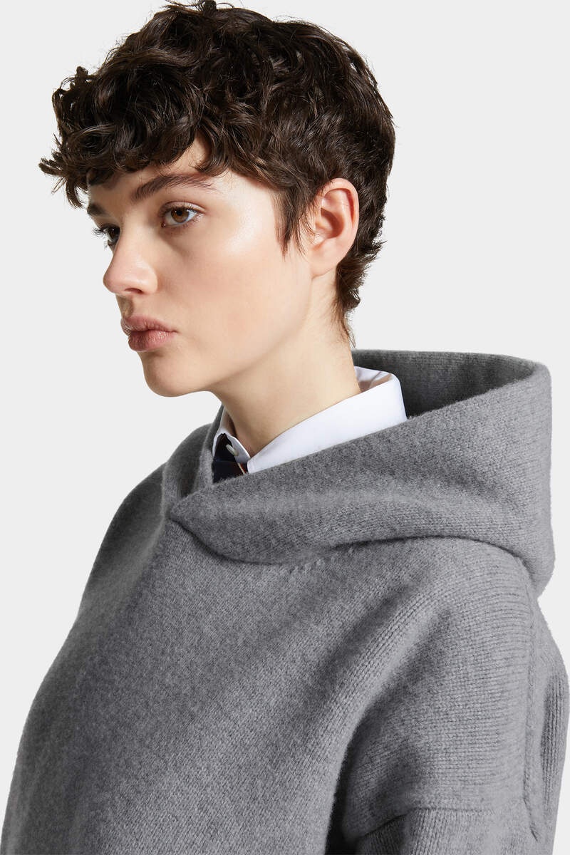 KNIT HOODIE - 5