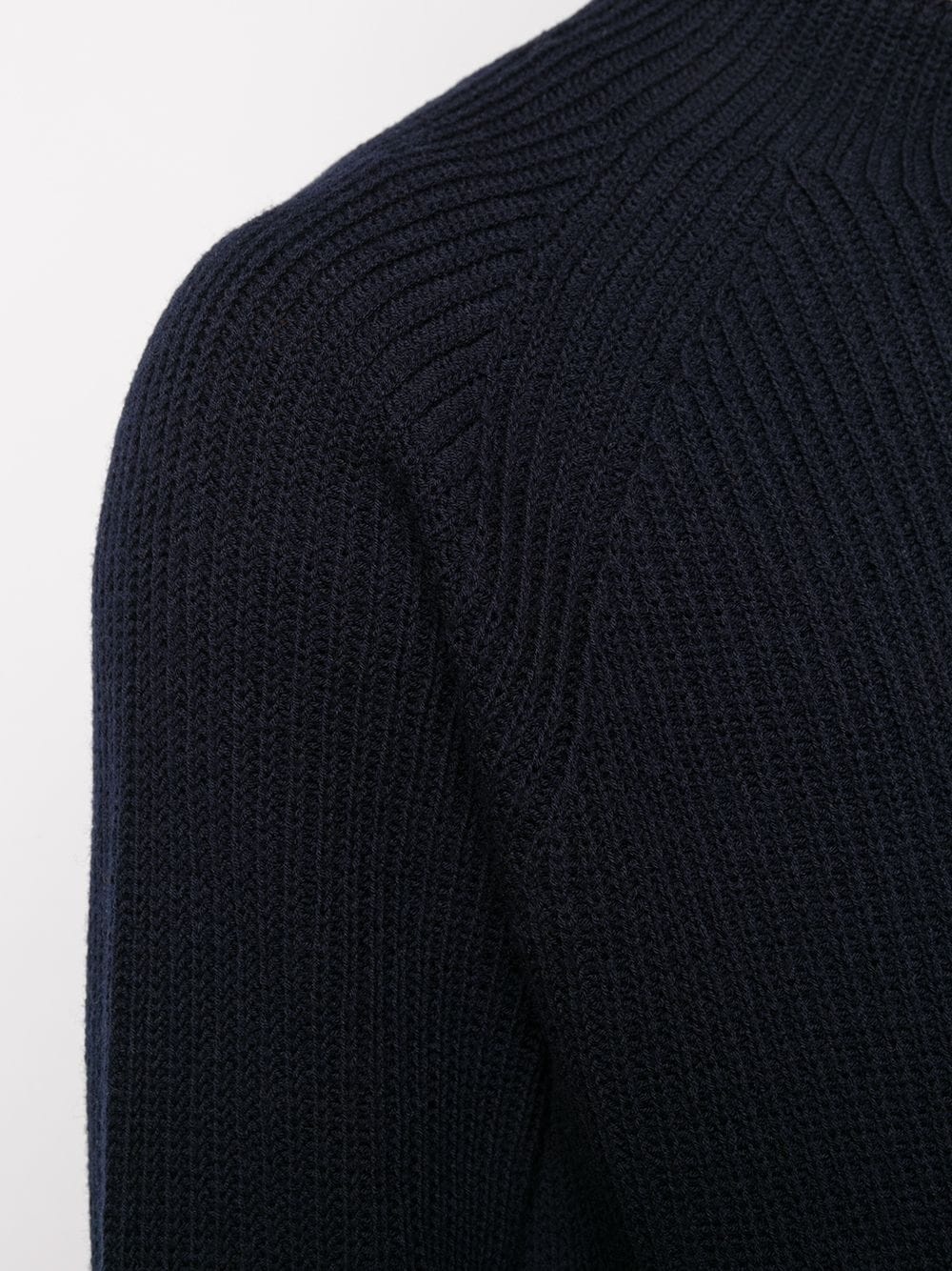 ribbed-knit virgin wool jumper - 5