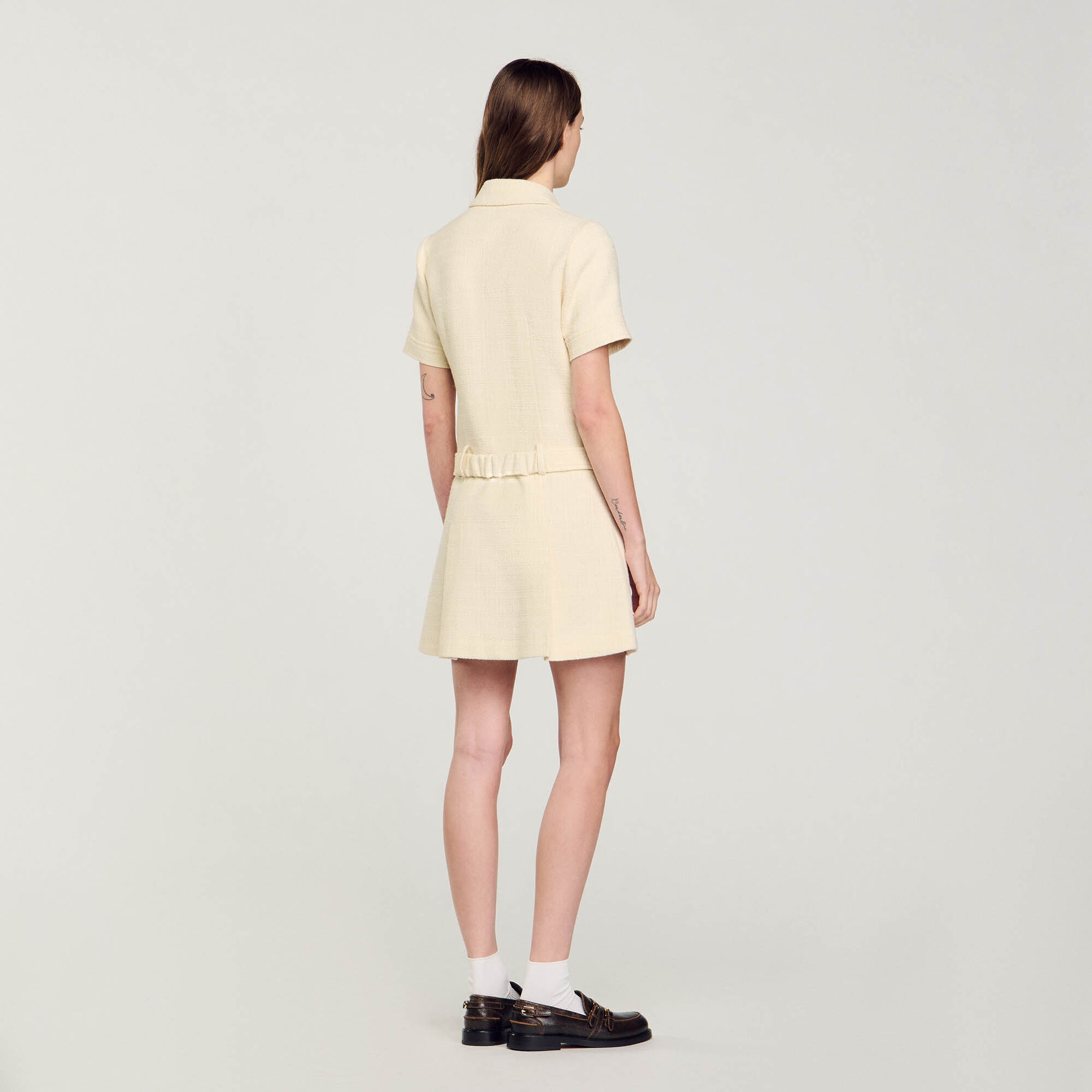 SHORT TWEED DRESS - 6