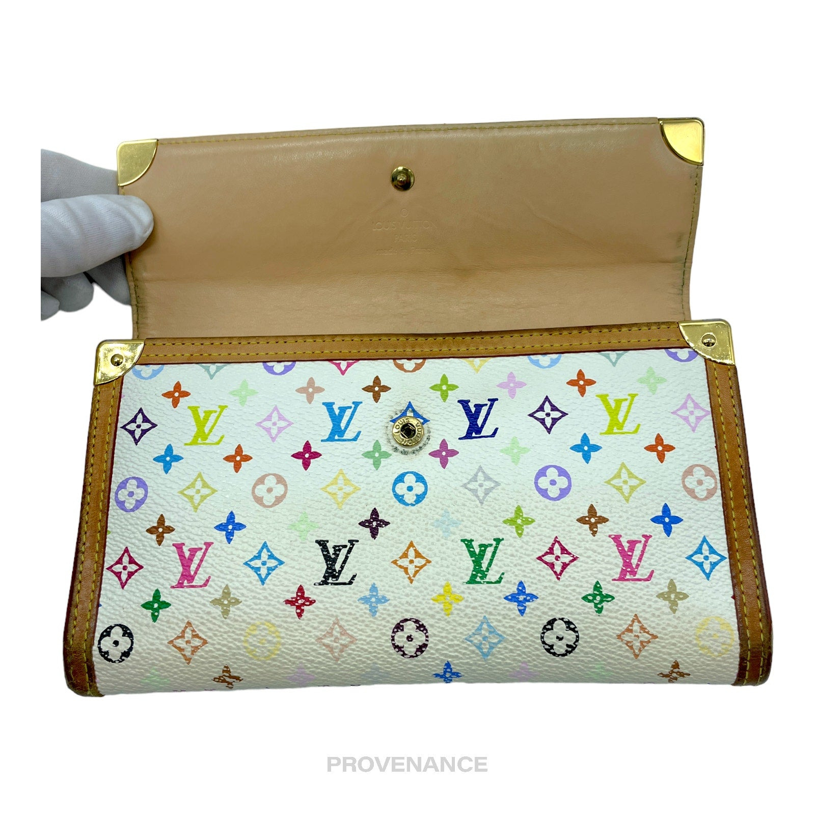 Louis Vuitton International Wallet - Monogram Multicolore White - 7
