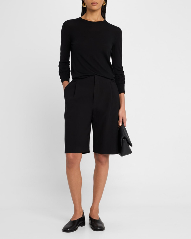 Theory Regal Merino Wool Knit Crewneck Top outlook