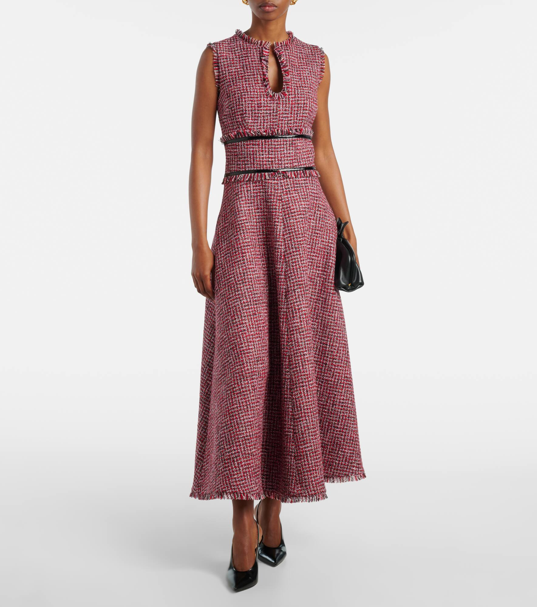 Dorothy tweed midi dress - 2