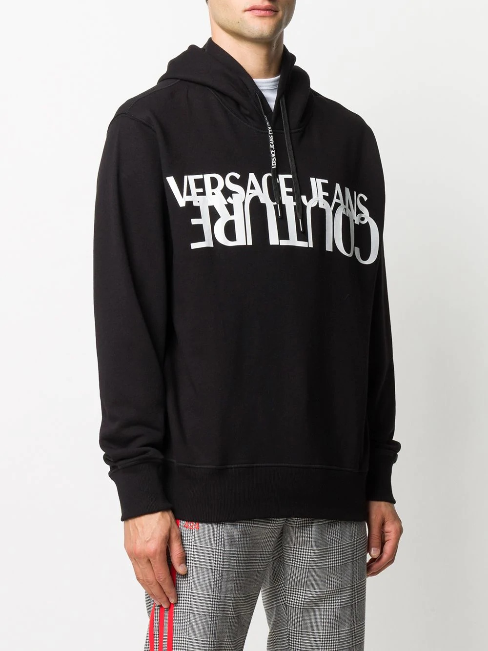 logo print hoodie - 3