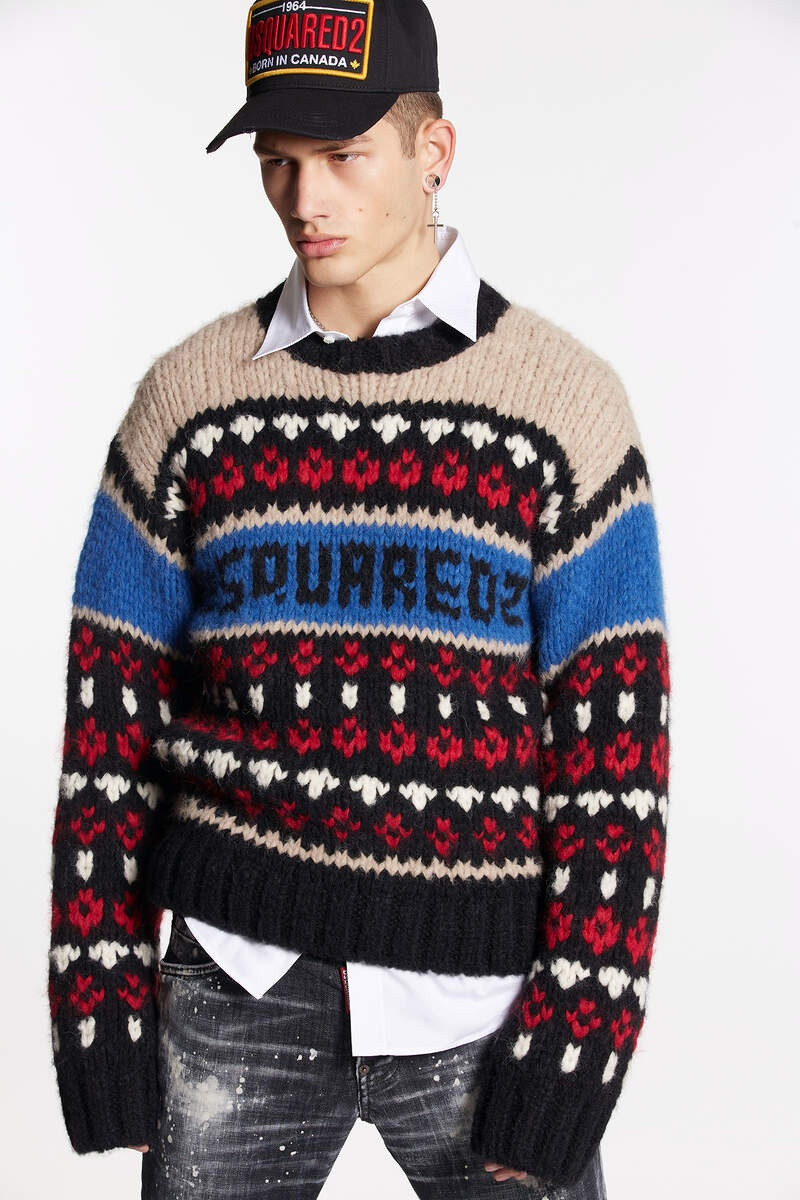 DSQUARED2 JACQUARD 니트 - 1