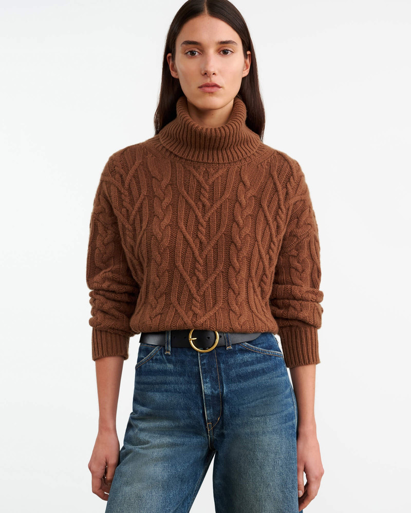 NILI LOTAN GIGI CASHMERE TURTLENECK SWEATER outlook