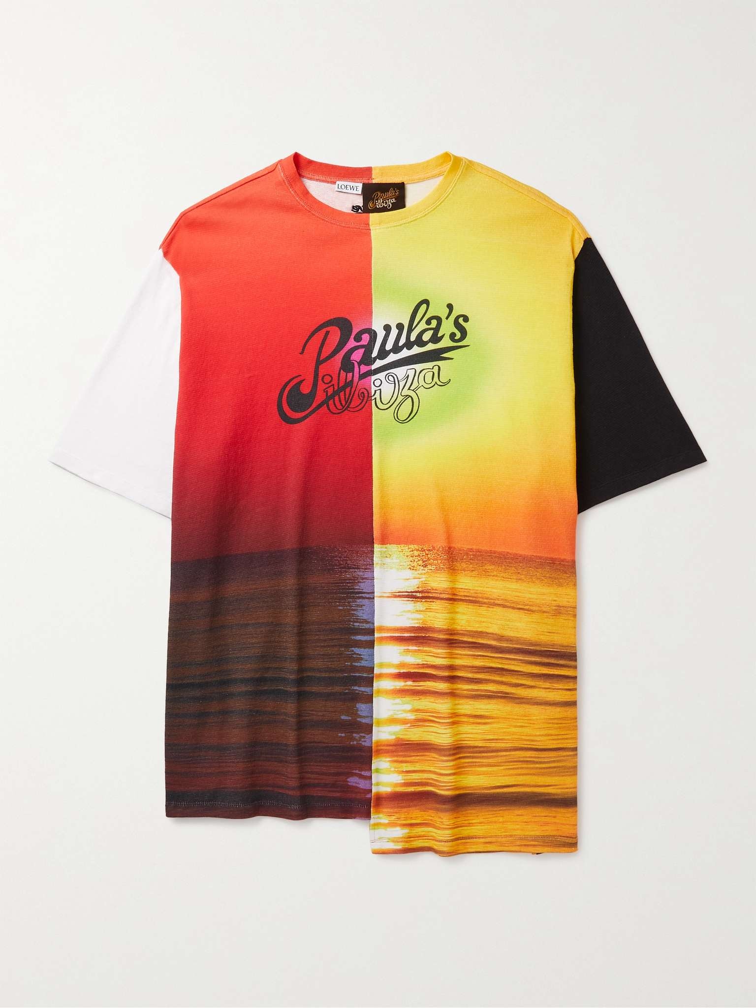 + Paula's Ibiza Printed Waffle-Knit Cotton T-Shirt - 1