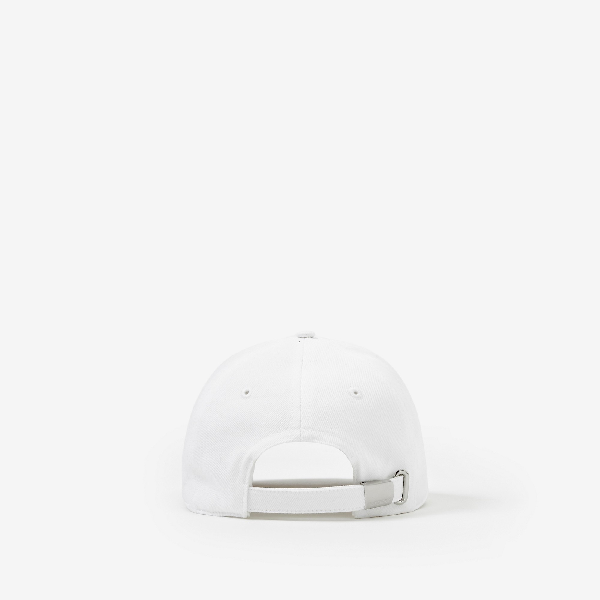 Embroidered Logo Denim Baseball Cap - 4