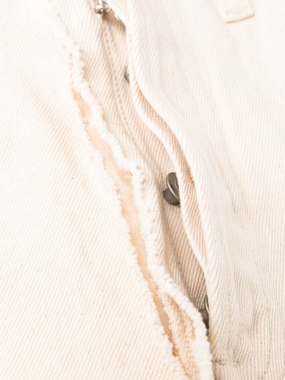 frayed straight-leg jeans - 7