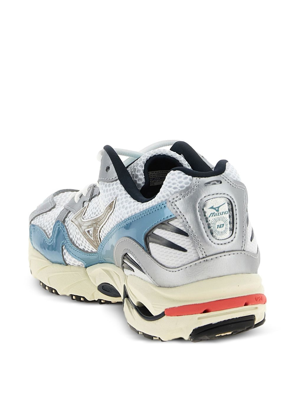 Wave Ridder 10 mesh-panelled leather trainers - 3