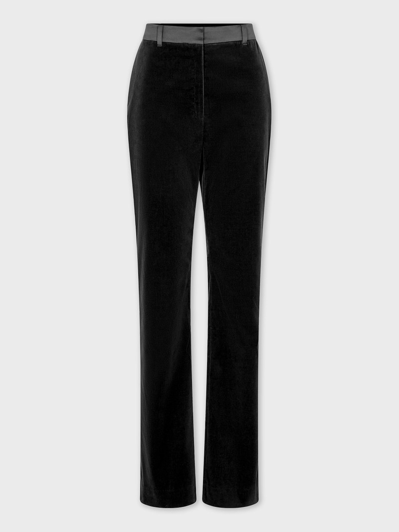 VELVET TAILORED TROUSERS 1