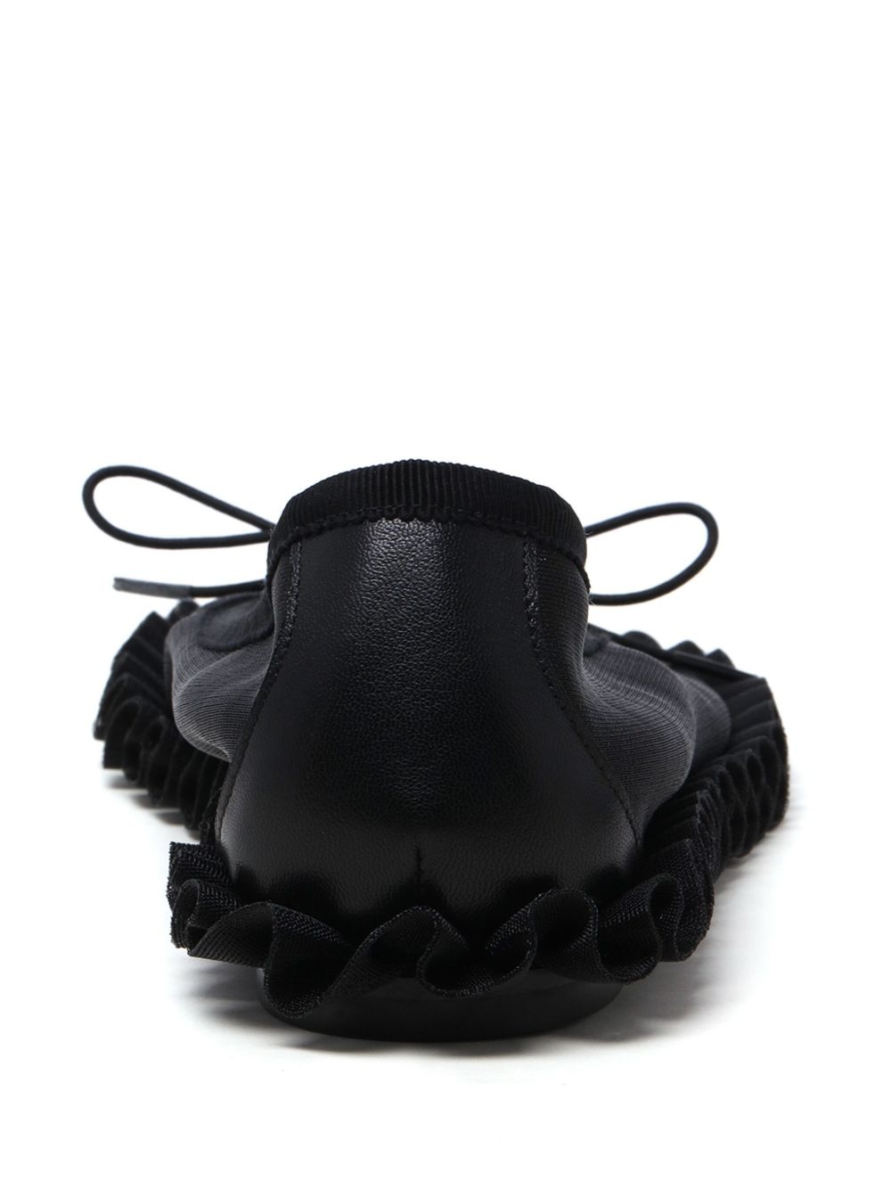 ruffled-detail ballet flats - 4