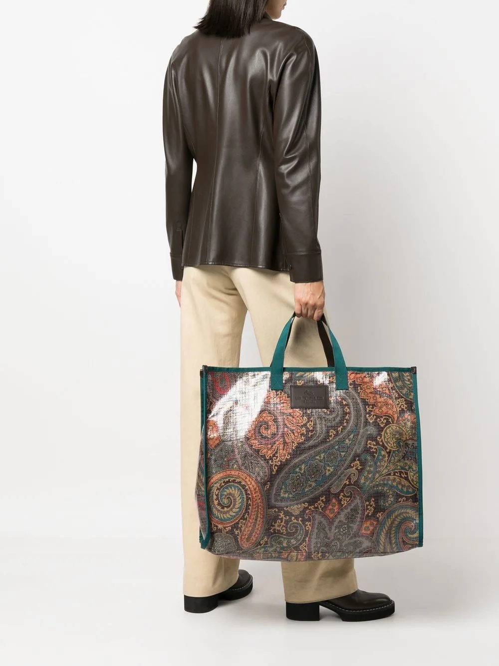 paisley-print tote bag - 2