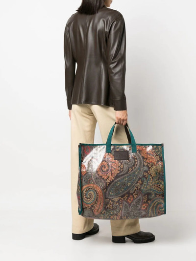 Etro paisley-print tote bag outlook