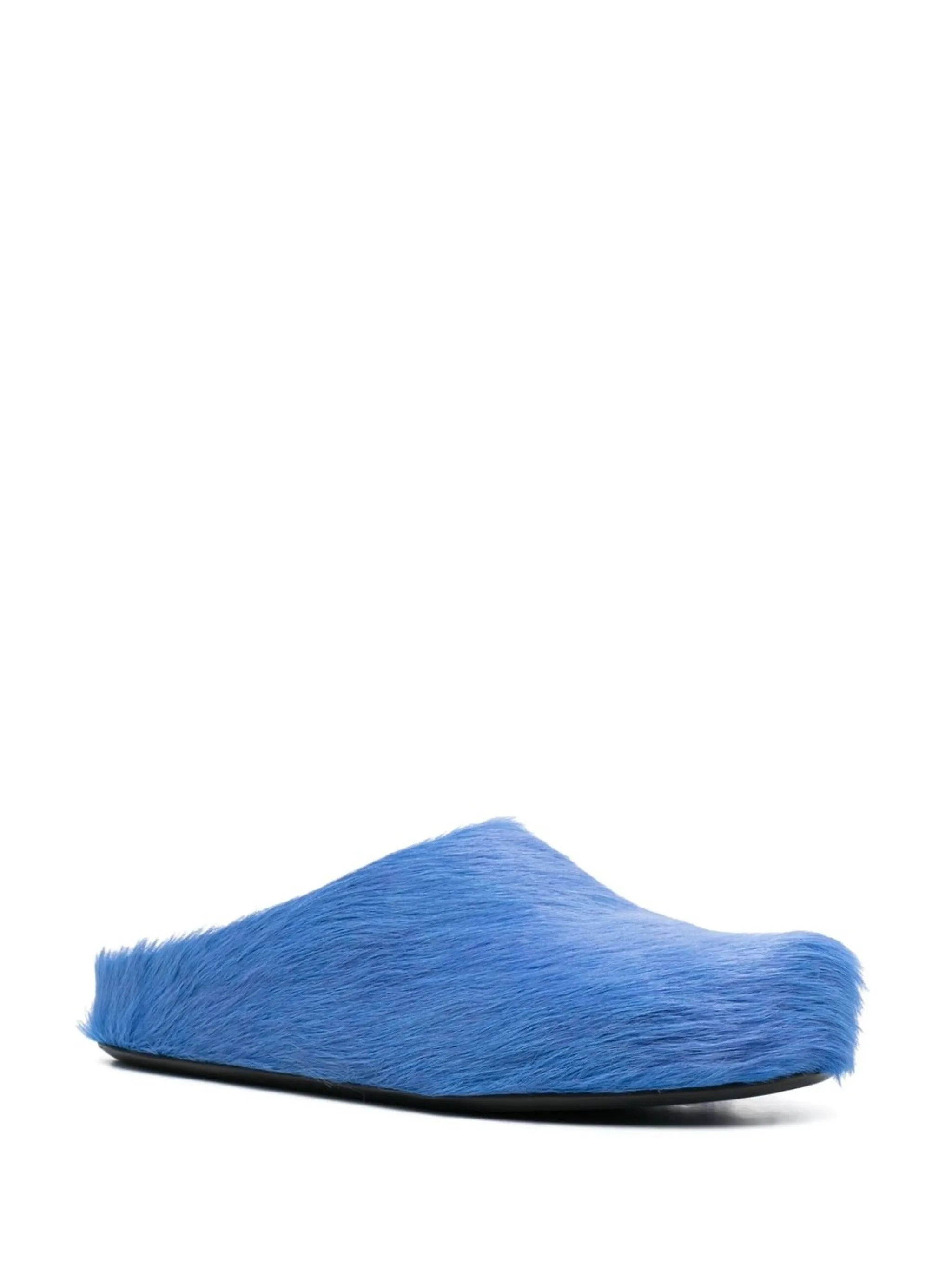 Fussbet Sabot Calf-hair Slippers - 3