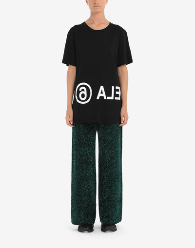 MM6 Maison Margiela Reversed logo T-shirt outlook