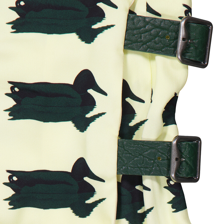 Burberry Duck Print Midi Kilt Skirt - 2