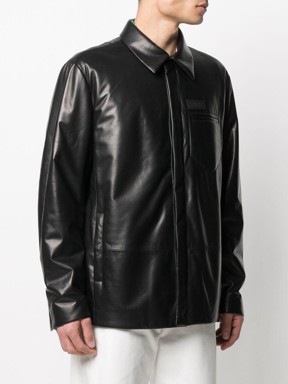 VLTN buttoned shirt jacket - 3