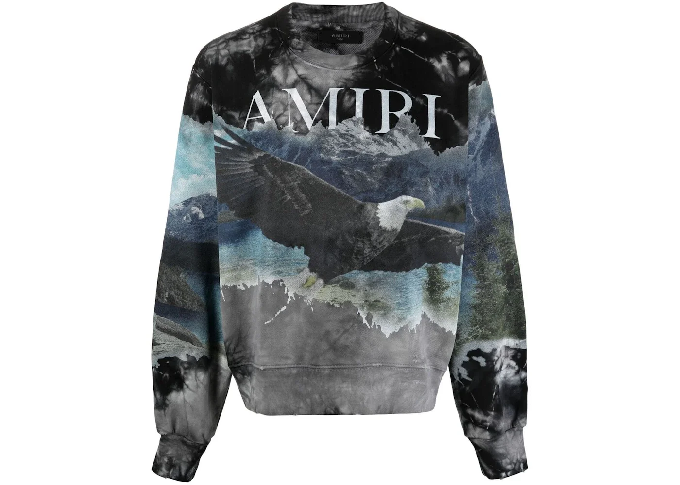 AMIRI Eagle Bleach Crew Multicolor - 1