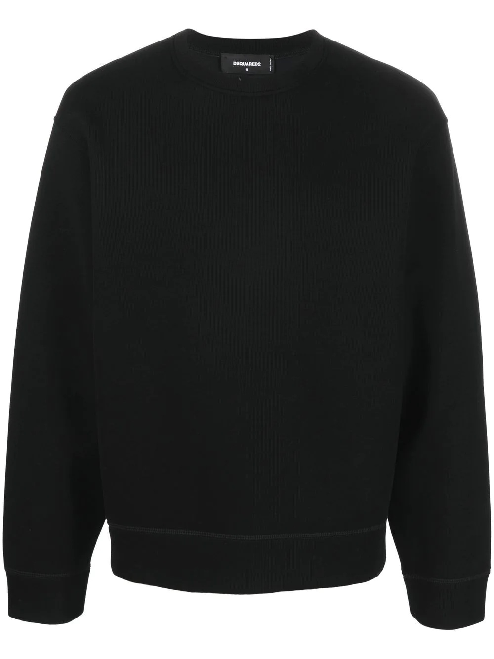 drop-shoulder fitted sweatshirt - 1