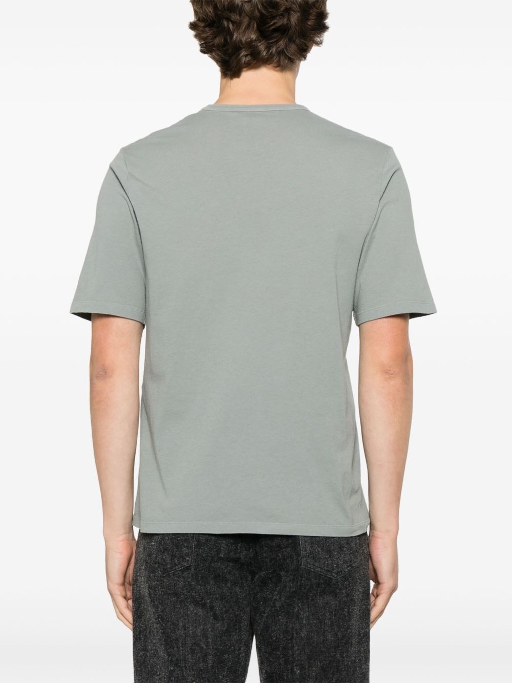 logo-embroidered T-shirt - 3