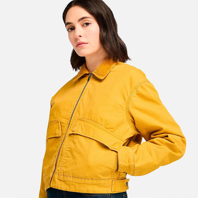 Women's Strafford Quilted Washed Canvas Jacket 6