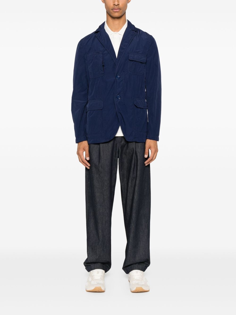 pocketed shirt jacket - 2
