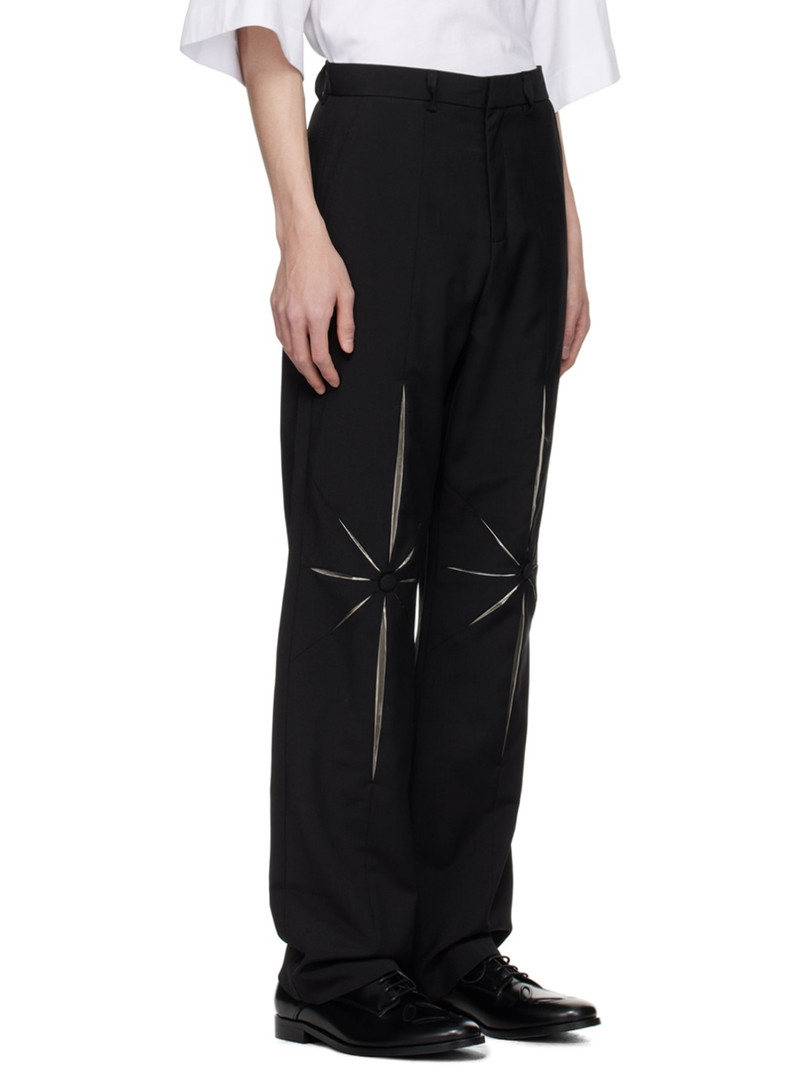 Black Tailored Origami Trousers 2