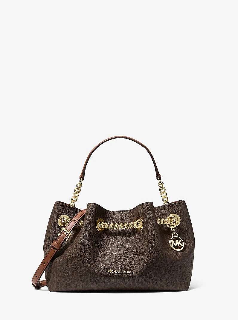 Mina Small Signature Logo Crossbody Bag - 1