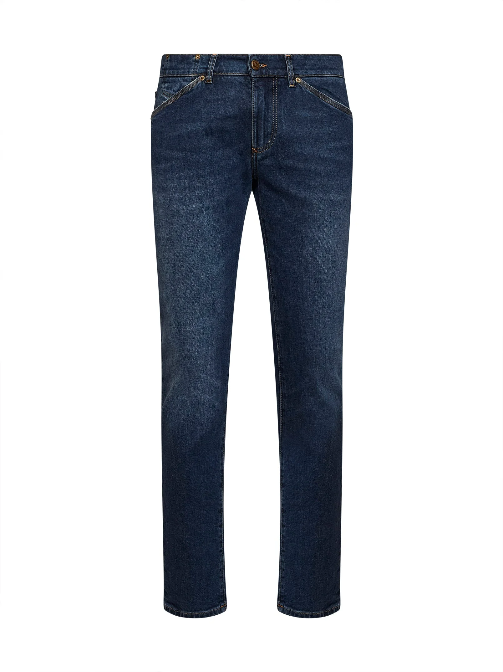 Blue cotton denim skinny jeans - 1