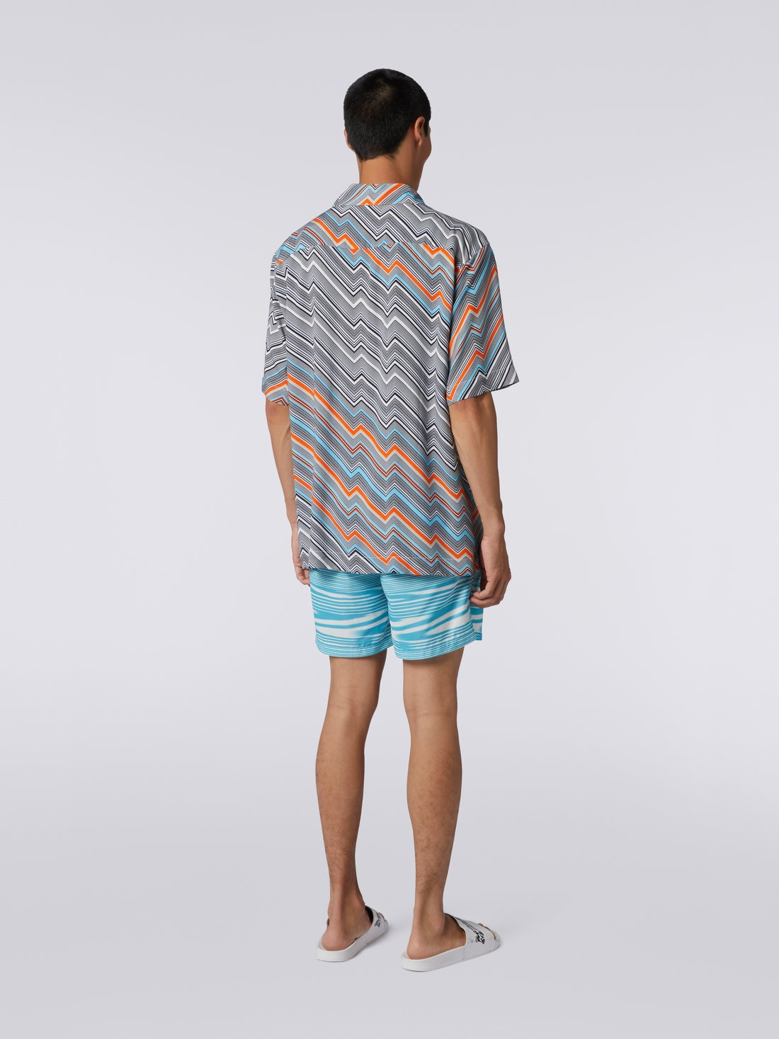 Viscose short-sleeved bowling shirt - 4