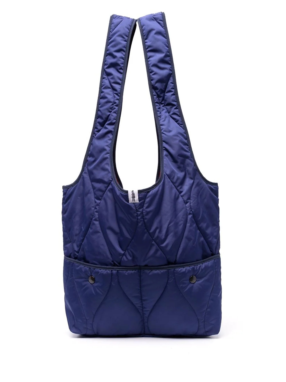 quilted nylon tote bag - 1