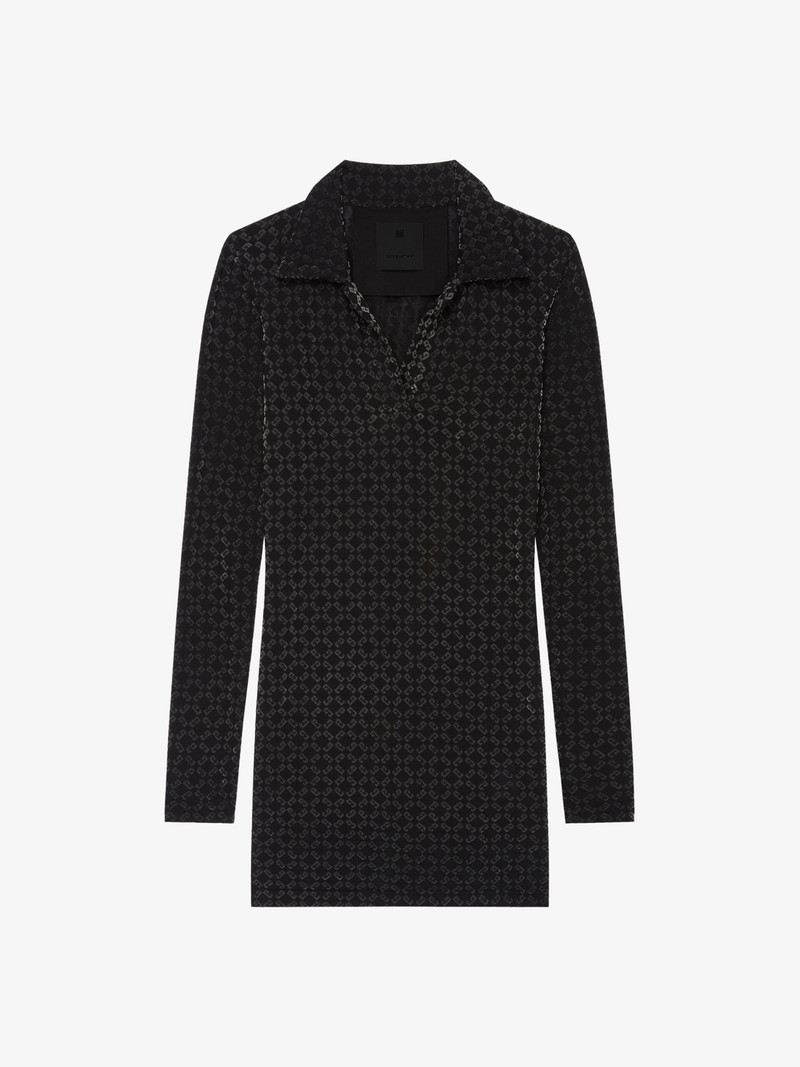 SLIM FIT POLO IN MONOGRAM 72 COTTON 1