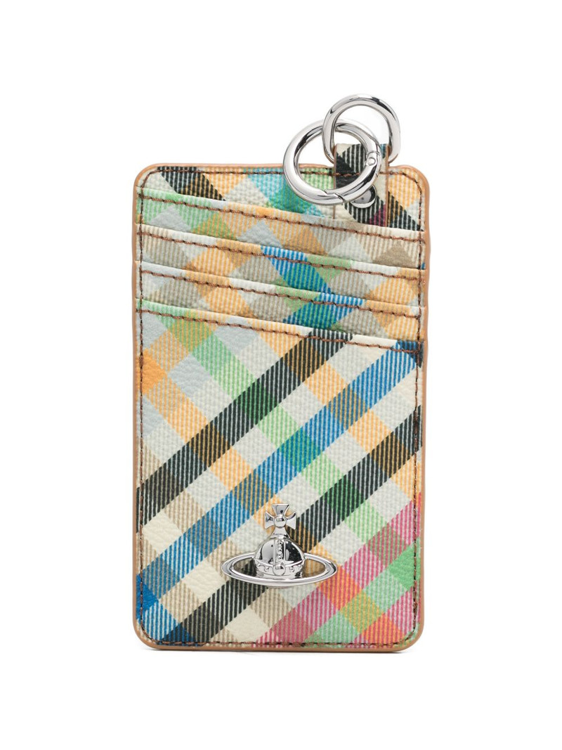 plaid vertical card holder 1