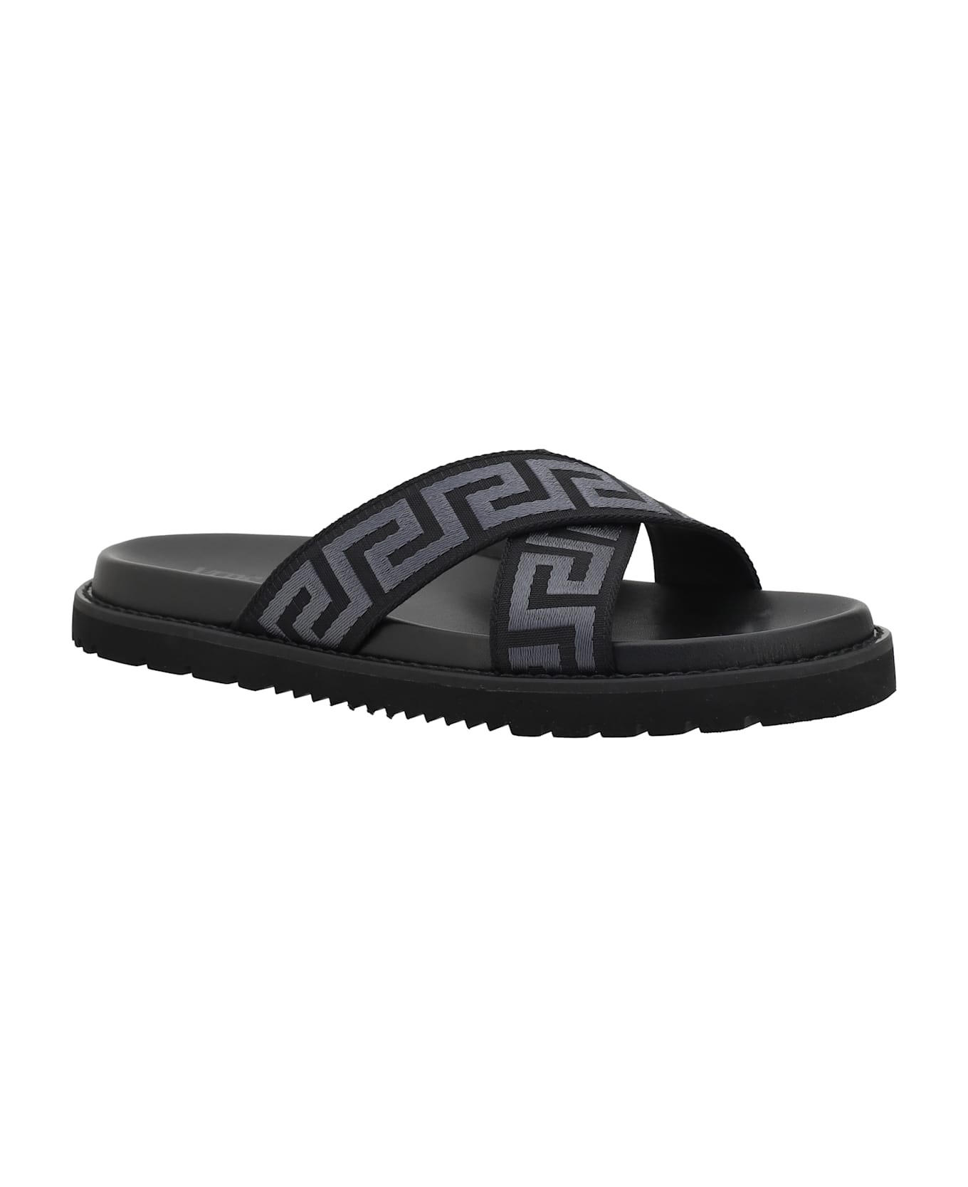 Greca Pattern Sandals - 2