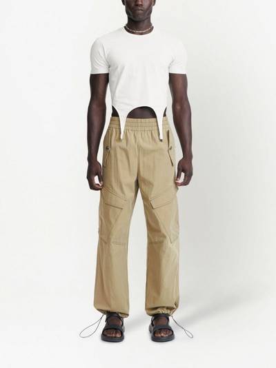 Dion Lee straight-leg cargo trousers outlook