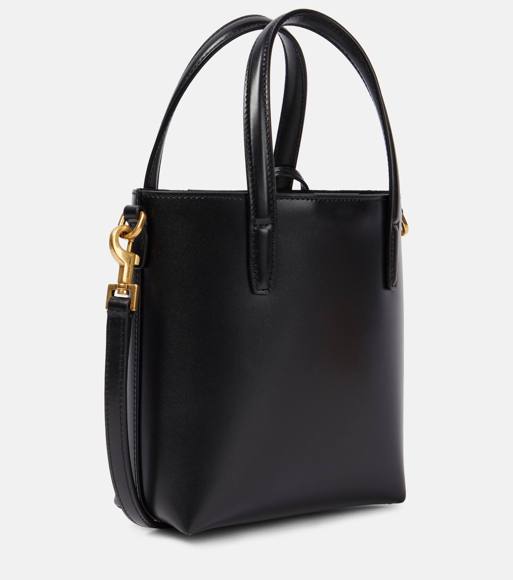 Shopping Mini leather tote bag - 4